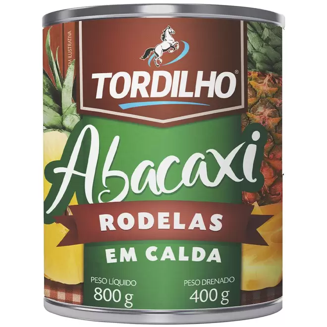 Oferta de Abacaxi Tordilho Rodelas 400g por R$15,59 em Macro Atacado Treichel