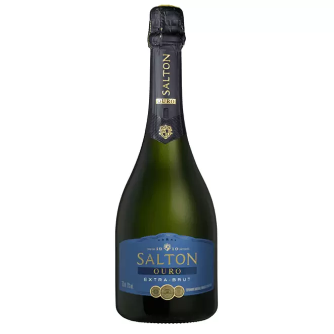 Oferta de Espumante Salton Ouro Extra Brut Garrafa 750ml por R$51,9 em Macro Atacado Treichel