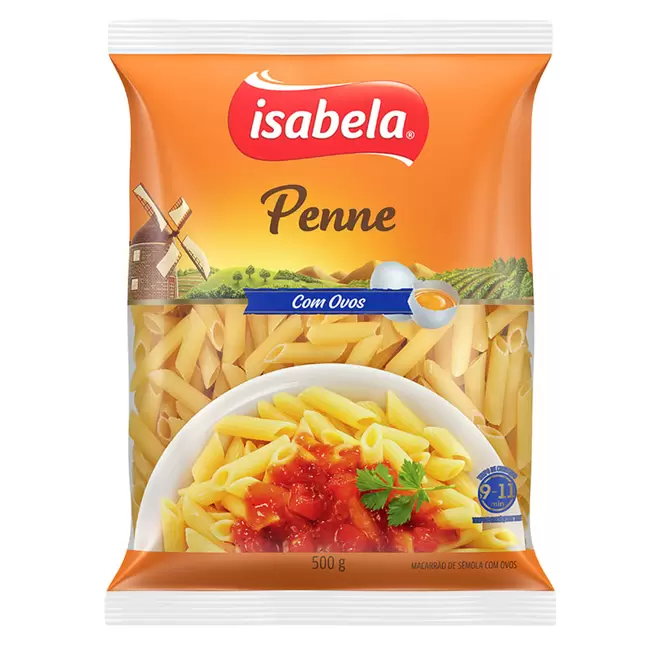 Oferta de Massa Isabela Penne Com Ovos 500g por R$2,98 em Macro Atacado Treichel