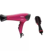 Oferta de Secador de Cabelo Philco PH3700 e Escova Secadora Cadence Rouge Style ESC700 - 220 Volts por R$219 em Lojas TaQi