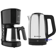 Oferta de Cafeteira Cadence Urban Pop e Chaleira Elétrica CEL810, 1,7 Litros, 220 Volts por R$249 em Lojas TaQi