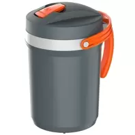 Oferta de Jarra Térmica Termolar Fliptop 2,5 Litros, Cinza e Laranja por R$30,39 em Lojas TaQi