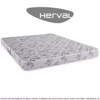 Oferta de Colchão Queen Herval Espuma D28 Bordado St. Louis, 17x158x198 cm por R$690,2 em Lojas TaQi