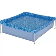 Oferta de Piscina Infantil Desmontável 400 Litros Mor Standart, Azul por R$110,8 em Lojas TaQi