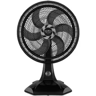 Oferta de Ventilador de mesa preto da Britânia, com três velocidades e hélice de seis pás. por R$149,9 em Lojas TaQi