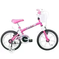 Oferta de Bicicleta Infantil Aro 16 TK3 Track Pinky, Rosa por R$499 em Lojas TaQi