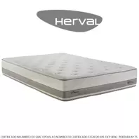 Oferta de Colchão Queen Herval Molas Maxspring Dover, 33x158x198 cm por R$1523,73 em Lojas TaQi