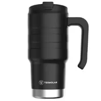 Oferta de Copo Térmico Termolar Moove Preto, 590 ml por R$120,96 em Lojas TaQi