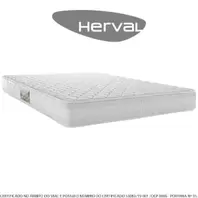 Oferta de Colchão Casal Herval Espuma Composta Bordado Frontier, 17x138x188 cm por R$913,83 em Lojas TaQi