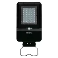 Oferta de Luminária para Poste Intelbras Preto 15W, Luz Branca 6000K por R$381,19 em Lojas TaQi