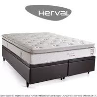 Oferta de Cama Box Baú King, Molas Ensacadas Herval Channel Bambu, 79x193x203 cm por R$5081,48 em Lojas TaQi