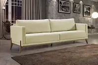 Oferta de SOFA 3L BIANCHI MILANO 2.35MT TC K174 LINHO ./BEGE NV por R$4070 em Lojas Guido