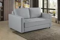 Oferta de SOFA CAMA BELIZE 1,60MT TECIDO LAUT 03 - LINHO CINZA CLARO por R$3304 em Lojas Guido