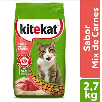 Oferta de Ração para Gatos Adultos Mix de Carnes Kitekat 2,7kg por R$36,98 em Nagumo