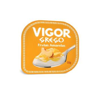 Oferta de Iogurte Grego Calda Frutas Amarelas Vigor 90g por R$3,98 em Nagumo