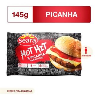 Oferta de Sanduíche Seara Hot Hit X-Picanha com Ketchup 145G por R$8,49 em Nagumo
