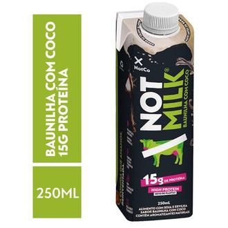 Oferta de Bebida Vegetal High Protein Sabor Baunilha com Coco Not Milk 250ml por R$5,98 em Nagumo