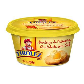 Oferta de Manteiga Tirolez sem Sal Pote 200g por R$12,98 em Nagumo