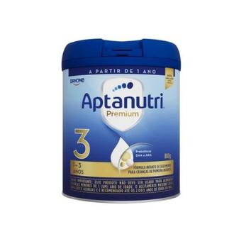 Oferta de Fórmula Infantil Premium 3 12 a 36 Meses Aptanutri 800g por R$67,9 em Nagumo