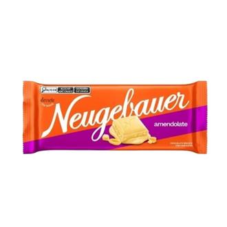 Oferta de Chocolate Branco com Amendoim Amendolate Neugebauer 80G por R$3,98 em Nagumo