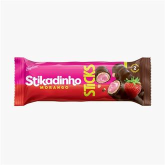 Oferta de Chocolate Stikadinho Sticks Morango 32G por R$1,98 em Nagumo
