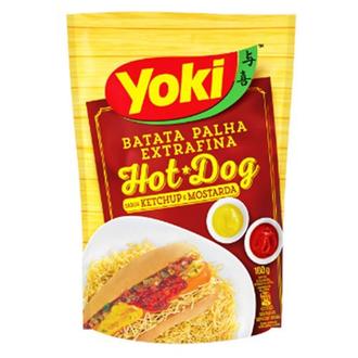 Oferta de Batata Palha Extrafina Hot-dog Ketchup E Mostarda Yoki Sachê 100g por R$6,98 em Nagumo