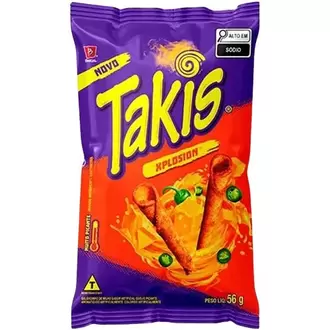 Oferta de Snack Xplosion Takis 56g por R$2,49 em Nagumo