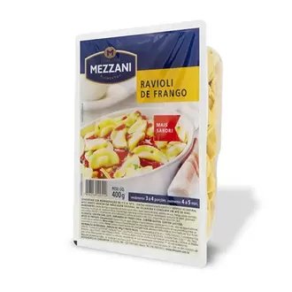 Oferta de Ravioli de Frango Mezzani 400g por R$9,98 em Nagumo