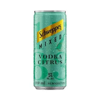 Oferta de Bebida Mista Vodka Citrus Schweppes 269ml por R$3,98 em Nagumo