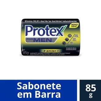 Oferta de Sabonete Antibacteriano em Barra 3 em 1 Protex Men 85g por R$3,79 em Nagumo