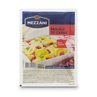 Oferta de Ravioli de Carne Mezzani 400g por R$9,98 em Nagumo