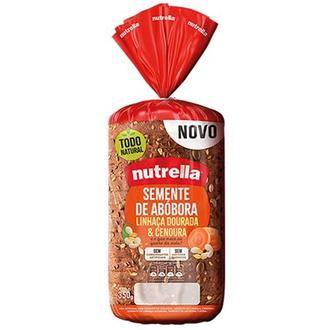 Oferta de Pão Semente de Abóbora, Linhaça Dourada & Cenoura Nutrella Pacote 350g por R$7,98 em Nagumo