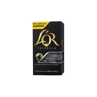 Oferta de Café Espresso Onyx em Cápsula L'or Embalagem 52g por R$18,9 em Nagumo