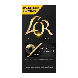 Oferta de Café em Cápsula L'or Expresso Ristretto Caixa 10un por R$18,9 em Nagumo