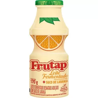 Oferta de Leite Fermentado Frutap com Suco de Laranja Embalagem 170g por R$2,79 em Nagumo