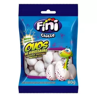 Oferta de Chicle Fini Ovos Dinossauro 80G por R$4,98 em Nagumo