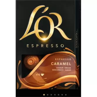 Oferta de Cápsulas de Café Sabor Caramelo Lór Espresso 10un por R$18,9 em Nagumo