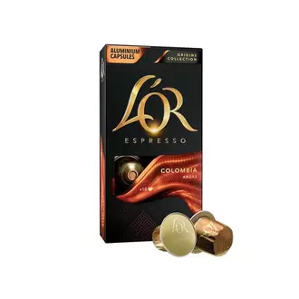 Oferta de Café Cápsula L'or Colombia 10un por R$18,9 em Nagumo