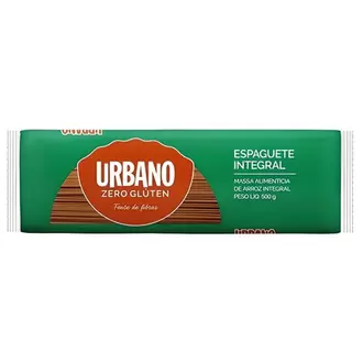 Oferta de Macarrão Espaguete de Arroz Integral sem Glúten Urbano 500g por R$6,79 em Nagumo