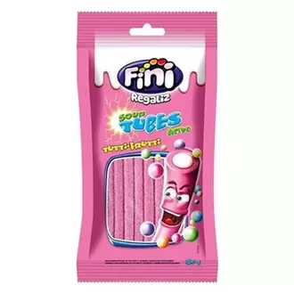 Oferta de Bala Tubes Tutti Frutti Azedinhos Fini 80g por R$4,98 em Nagumo