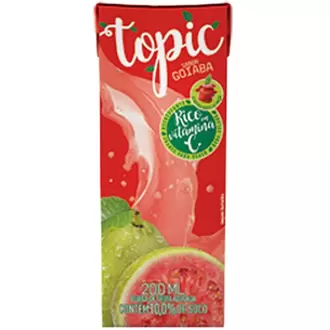 Oferta de Suco Pronto Sabor Goiaba Topic 200Ml por R$1,85 em Nagumo