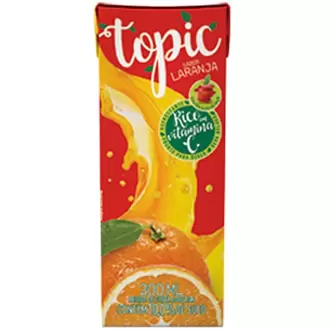 Oferta de Suco Pronto Sabor Laranja Topic 200Ml por R$1,85 em Nagumo