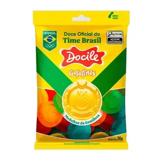 Oferta de Bala de Gelatina Medalhas Docile 70g por R$4,79 em Nagumo