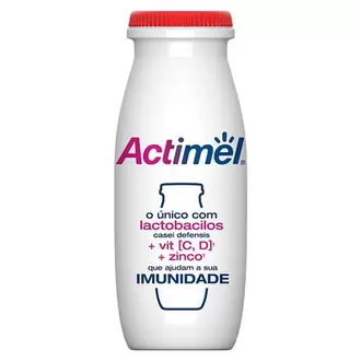 Oferta de Leite Fermentado Parcialmente Desnatado de Morango Actimel 100g por R$3,69 em Nagumo