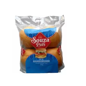 Oferta de Pão Hambúrguer Souza Tradicional 250G por R$5,49 em Nagumo