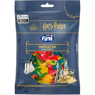 Oferta de Bala de Gelatina Harry Potter Chapeu Seletor Fini 70g por R$4,98 em Nagumo