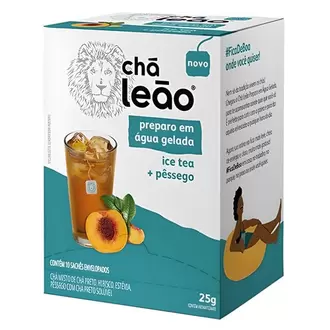 Oferta de Chá Cold Brew de Pêssego Leão com 10un por R$9,98 em Nagumo