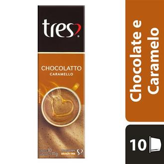 Oferta de Cápsula Chocolatto Caramello 3 Corações Com 10un por R$13,98 em Nagumo