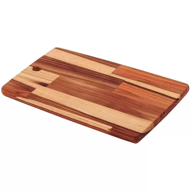 Oferta de Tabua Retangular Kitchen Madeira Teca 34x23 Cm por R$59,9 em Niazi Chohfi