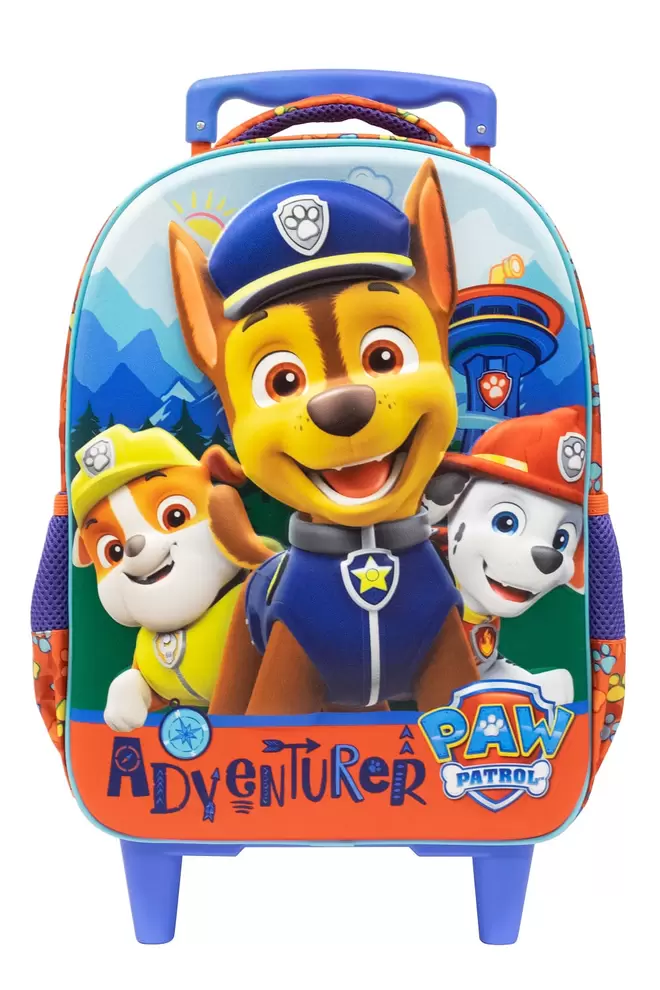 Oferta de MALA COM RODAS 16 PAW PATROL por R$202,42 em Niazi Chohfi